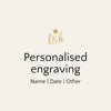 Personalised engraving